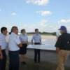 Pilot Dale Johnson goes over Pre-Fight inspection of plane and how everything works with his group