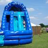 Here is a water slide for the young ones to cool off a bit.