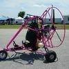 This Pink Gyro has  a parachout in order to fly very different