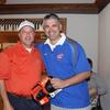 Winner again so Thomas give prize to Paster Jim Davis