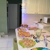 Delicious food donated by Glorias Restaurant in Bowling Green