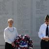 Sandy Scott and Post Commander Joe Filice 