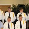 L to R back row Joe Filice - Post Commander, Laurie L. Linder Jr. - First Vice Commander, Lawrence R. Pelton - Second Vice Commander & Serice Officer, Jack Carlton - Sergeant-at-Arms, John W. Russell - Historian, John Maddox - Chaplain, and Carl Saunders - Immediate Past Commander