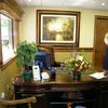 Lobby area guest signing book 