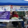 Mc Gruff's cooking for the Amcerican Cancer Society