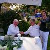 Strawberry Hill Farms booth 
Emerson Jones, Bill and Geraldine Crews
