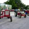 Older model farming equipment complements of Mr. Smith local tractor collector and restorer
