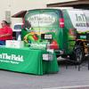 In the field Magazine table and van