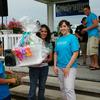 Winners of one of the gift baskets by Seacoast National Bank