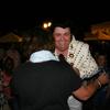 Elvis working the crowds