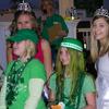 First Place, Second Place, and Third Place winners of the most green costume.