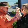 Dr. Hendry and Tammy check out Peaches