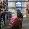 Kramer load a dollie for customer pick up