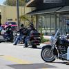 Motorcylces parking on Main Street Wauchula