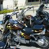 Couple of nice bikes with some flames on their tanks.