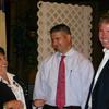 Pictured are Sue Birge running for BOCC Dist. 2, 
Thomas Trevino running for School Board Dist. 5 
Matt Moye running for BOCC Dist. 4