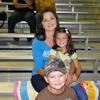 Karen Gibson and kids enjoying the rodeo