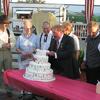 Teddy-B-day cake with commissioners