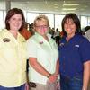 Lindsey sebring  of Glisson's Animal Supply, Rhonda Johnson-Bowles of Purina Mills, LLC and Lorraine Sconyers of Hardee Ranch Supply 