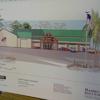 A look at a drawing of the future new Hardee Ranch Supply building 